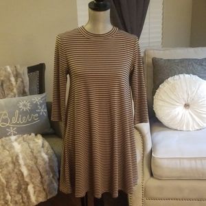 Stripe brown and black Dress